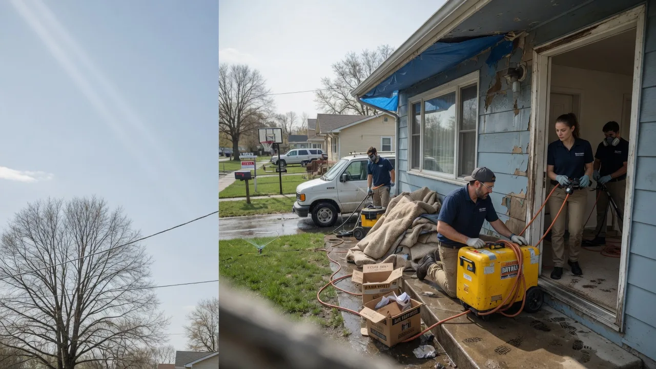 Basement Flood Cleanup in Welda, KS near me